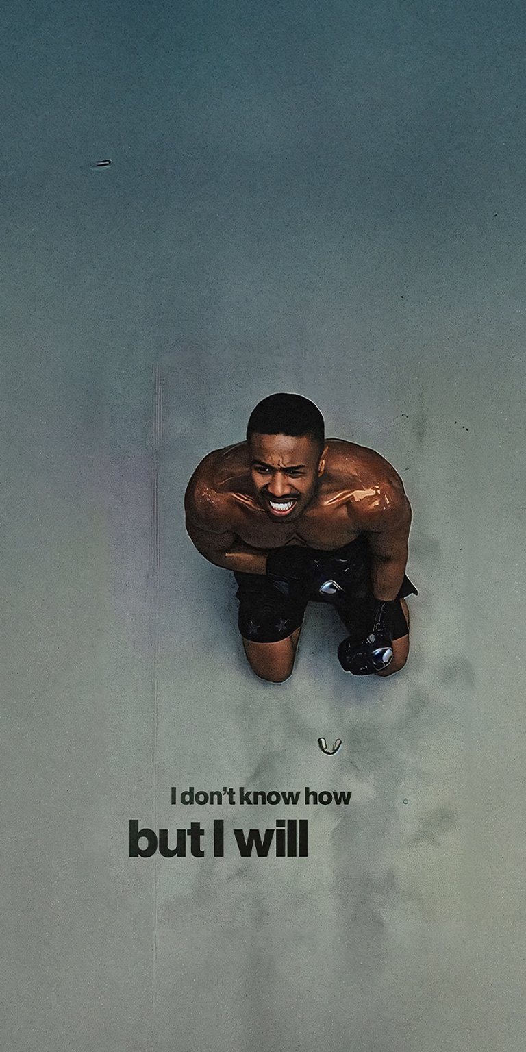 Creed motivational wallpaper iPhone 4K