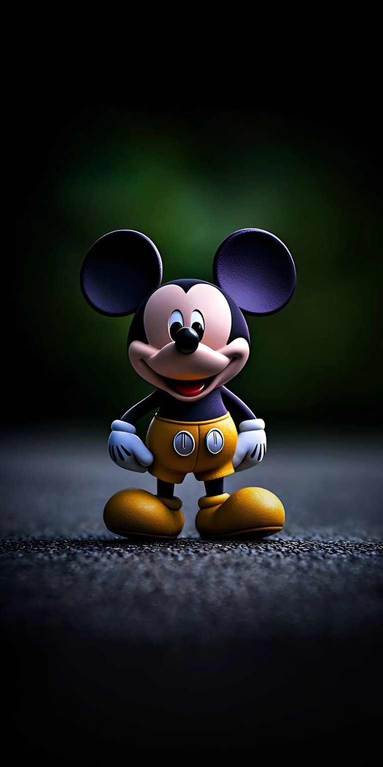 Download this adorable Mickey Mouse 4K wallpaper for your iPhone, featuring his signature yellow shoes, white gloves, and cheerful smile. This charming wallpaper will bring a touch of Disney magic to your mobile device.