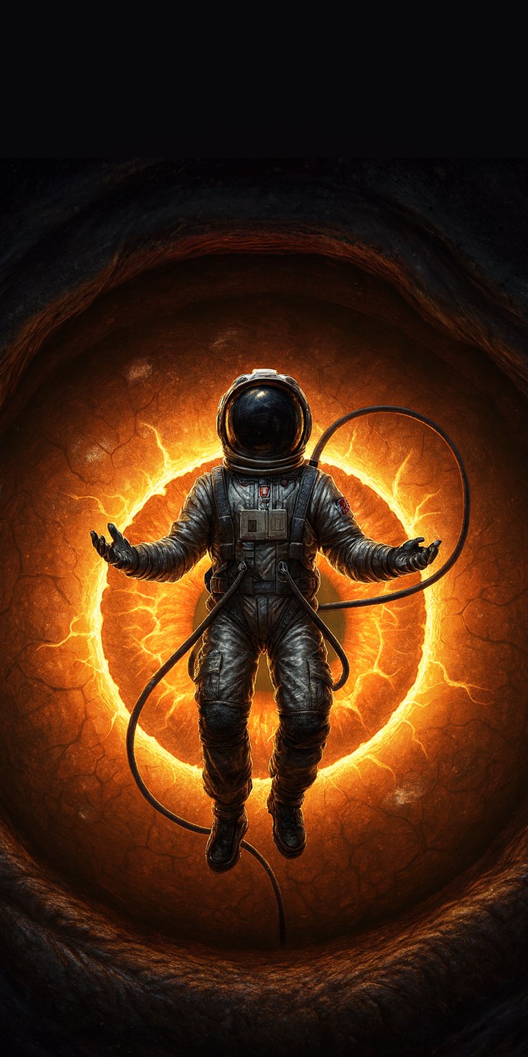 Space astronaut elder god 3D wallpaper