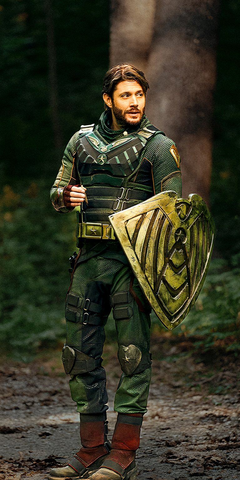 Soldier boy holding his shield wallpapers