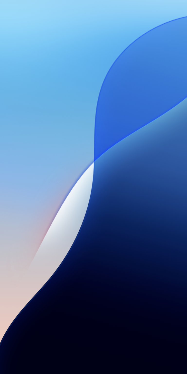 blue design image color line curve wave ios 18 iphone lockscreen