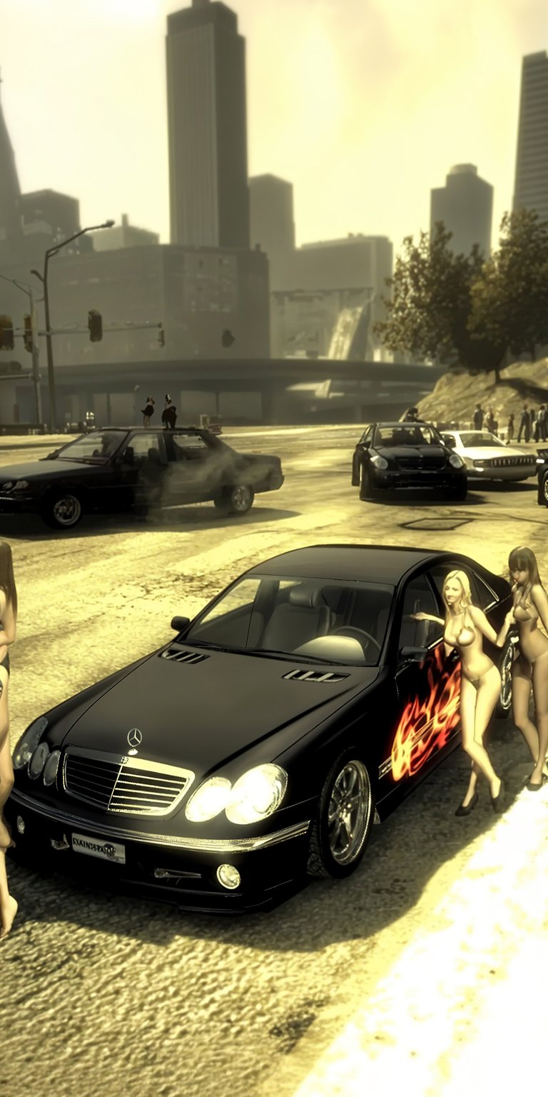 GTA San Andreas girls iPhone wallpaper HD