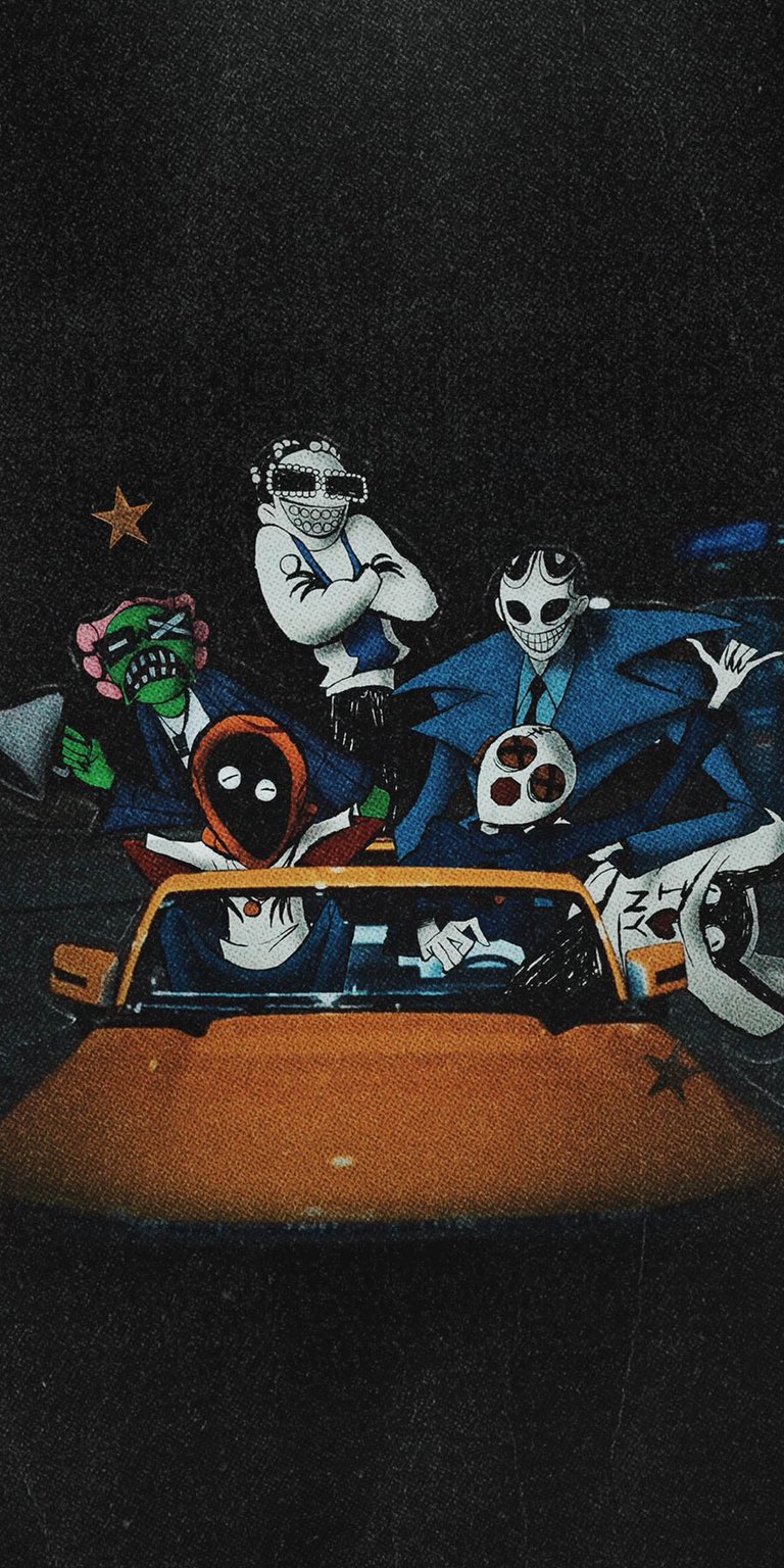 Asap Rocky x Tim Barton Don't Be Dumb Album Art iPhone Wallpaper 4K