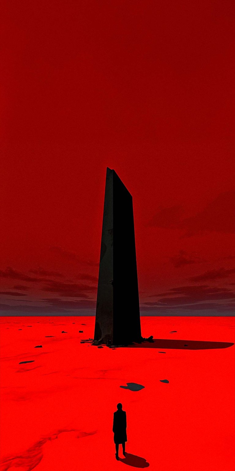 Black tower dark photo wallpaper for iPhone HD