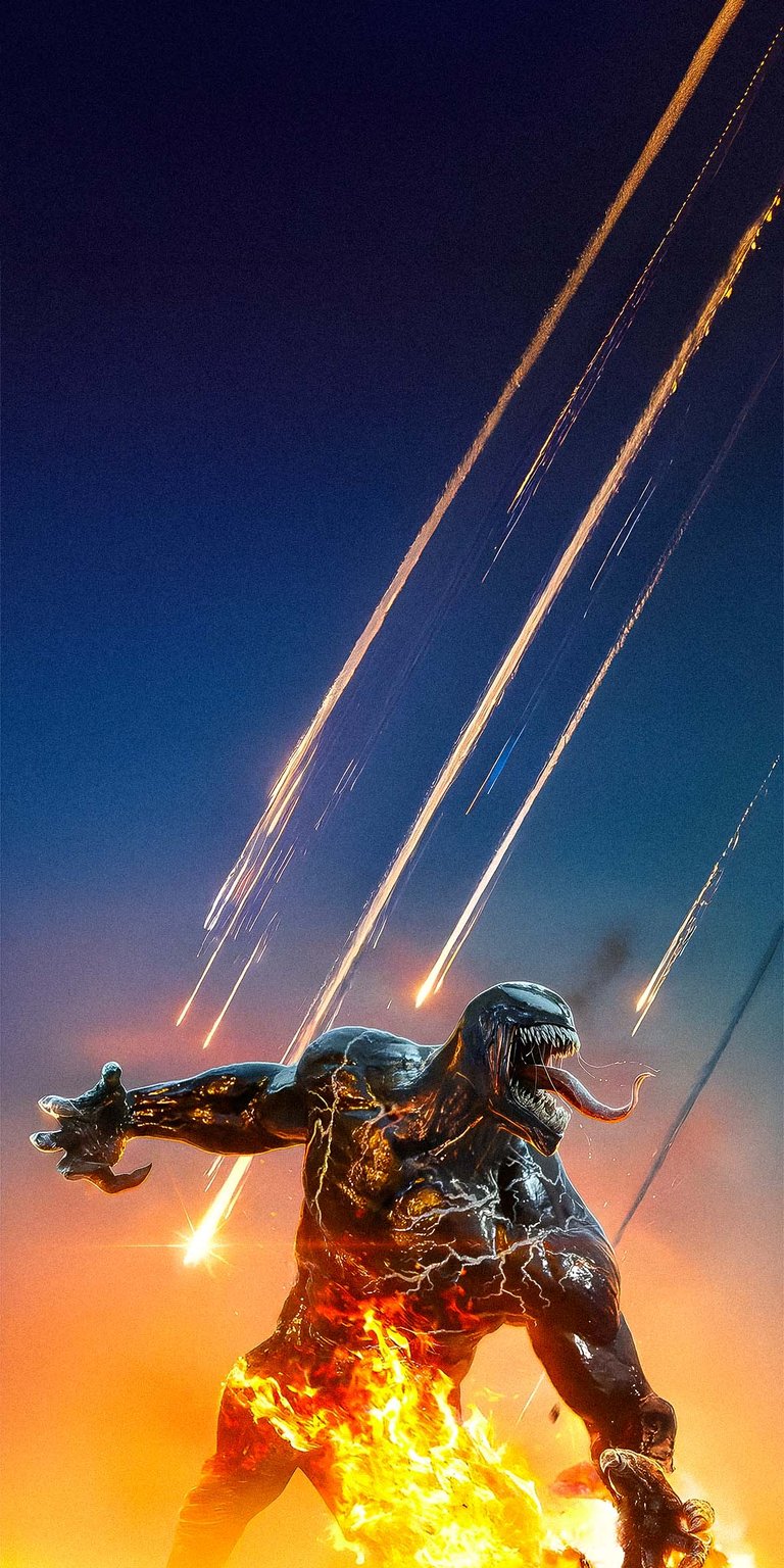 Venom the Last Dance with fire wallpaper