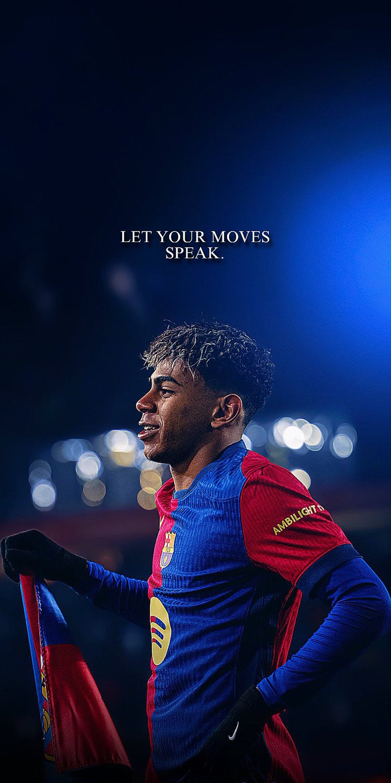 Lamine Yamal holding a flag wallpaper 4k iPhone