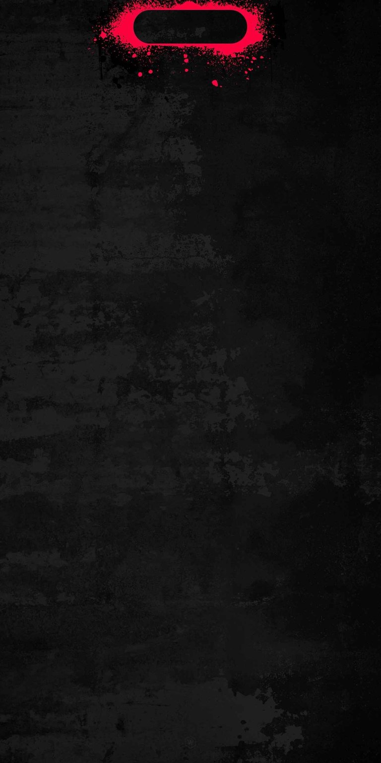 Black background with red on the earpiece wallpaper