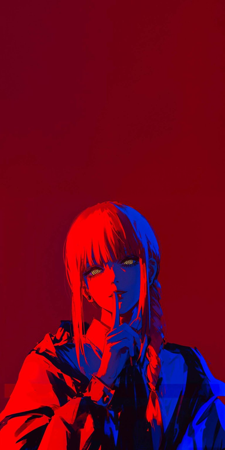 Makima art photo wallpaper iOS HD