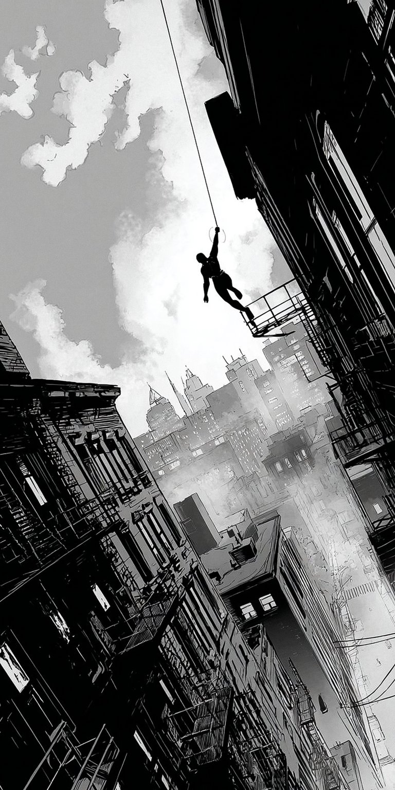 Spider man Noir City Wallpaper HD iOS