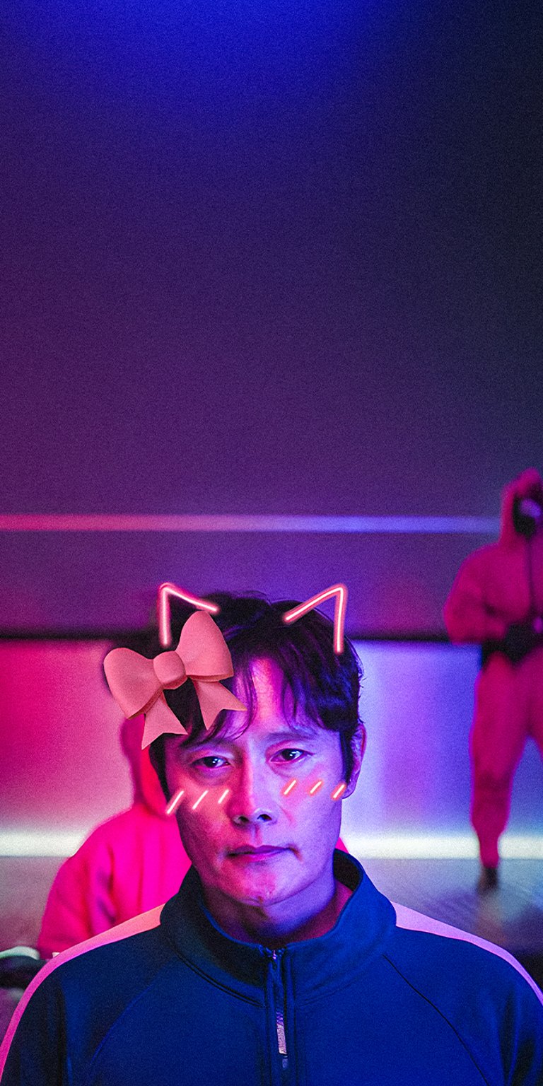 Frontman Squid Game 2 edited photo wallpaper 4k meme