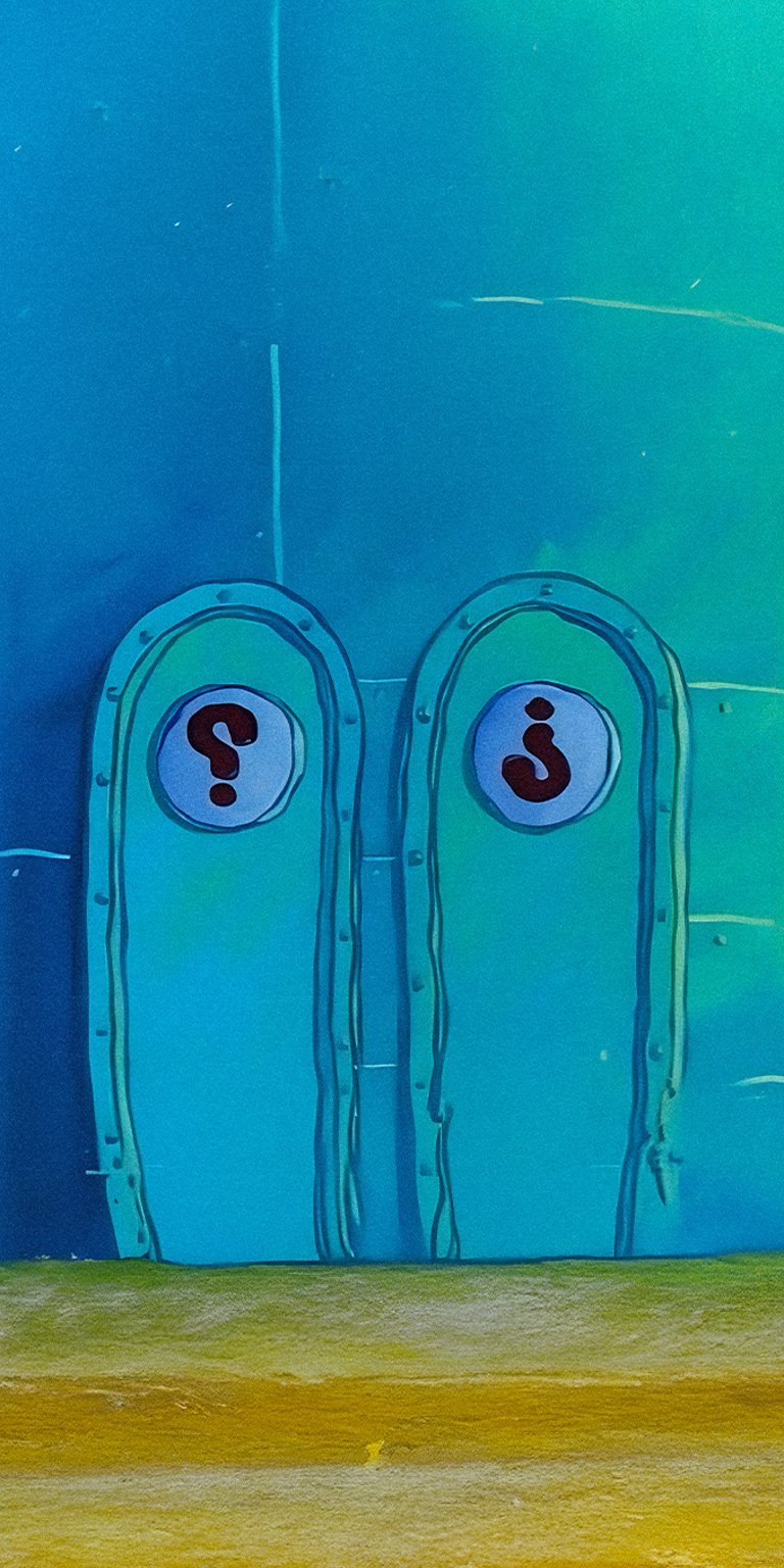 blue 90s spongebob draw drawing number rock bottom