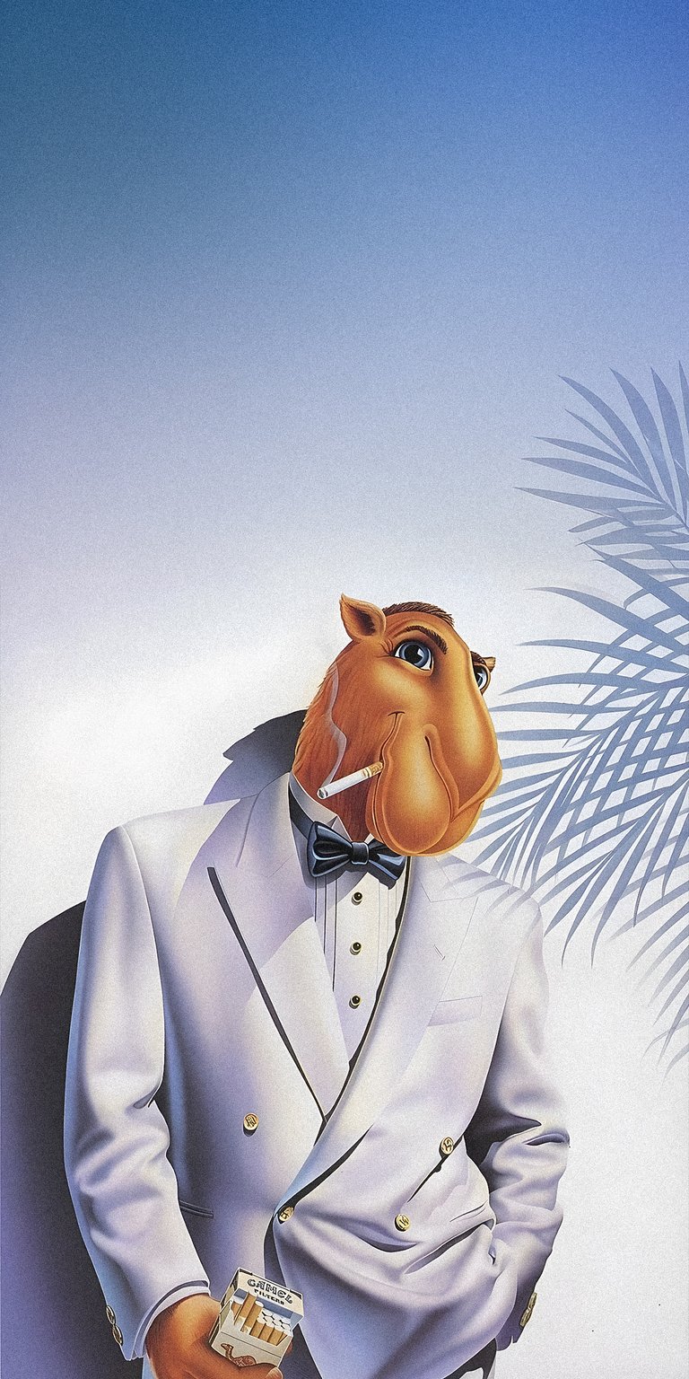 Suit & cigarette wallpaper IOS