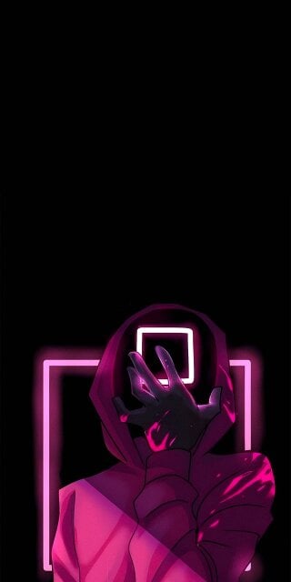 Squid Game Rectangle Soldier Art Wallpaper