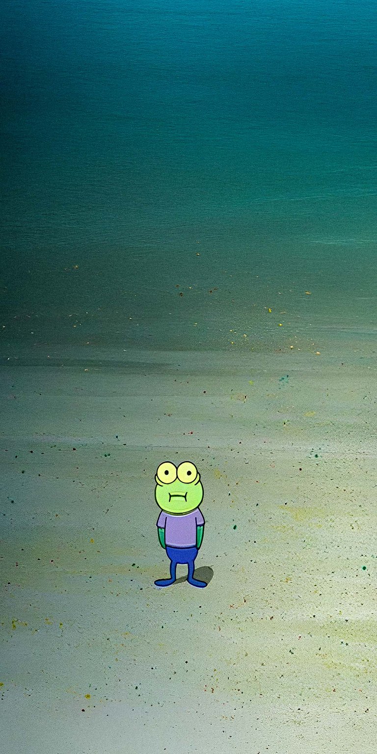 Little Frog Spongebob Show Wallpaper