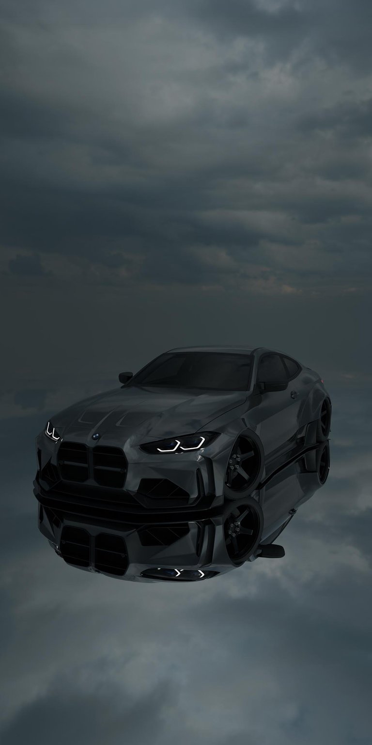 BMW M3 in clouds iPhone wallpaper HD
