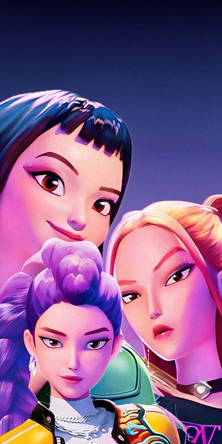 Kpop Demon Hunters girls iPhone wallpaper HD