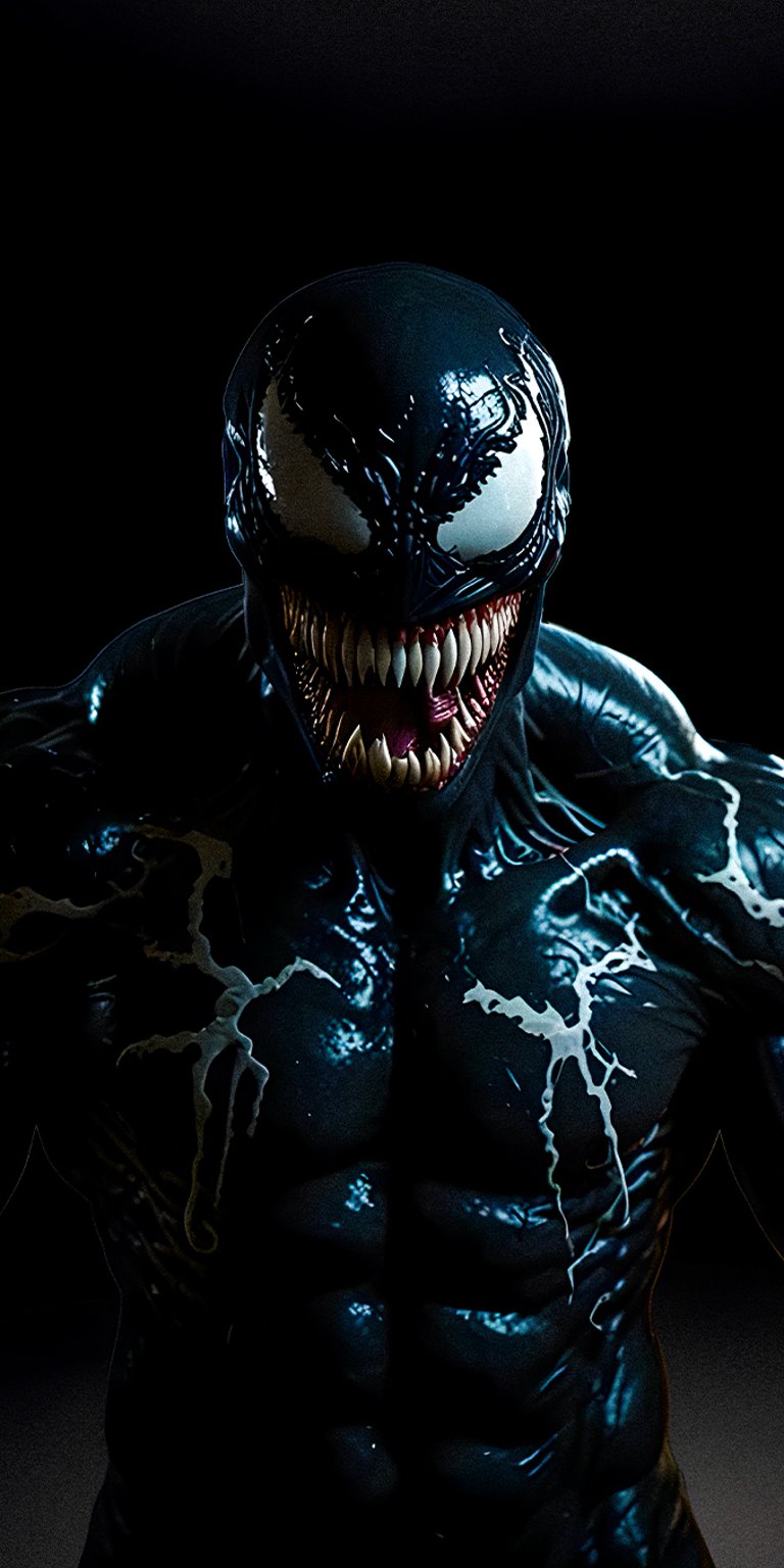 Venom in dark portrait wallpapers