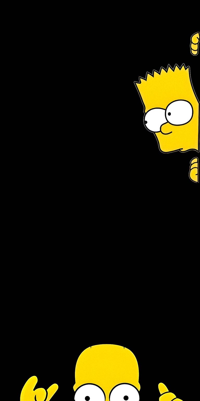 Bart and Homer wallpaper iPhone