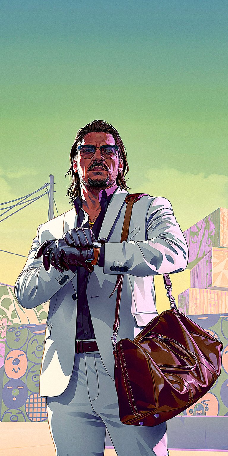 Grand Theft Auto 6 NPC character wallpaper iPhone 4K
