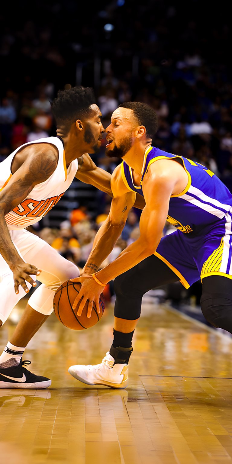 Stephen Curry face to face iPhone wallpaper