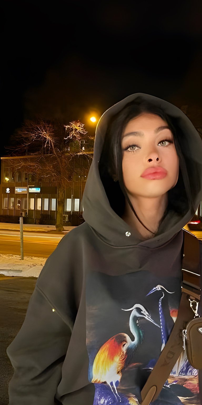 Girl hooded style wallpaper iPhone