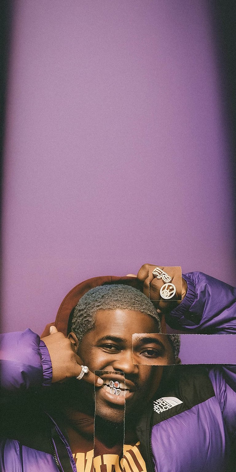 Asap ferg purple edited collage like cool wallpaper