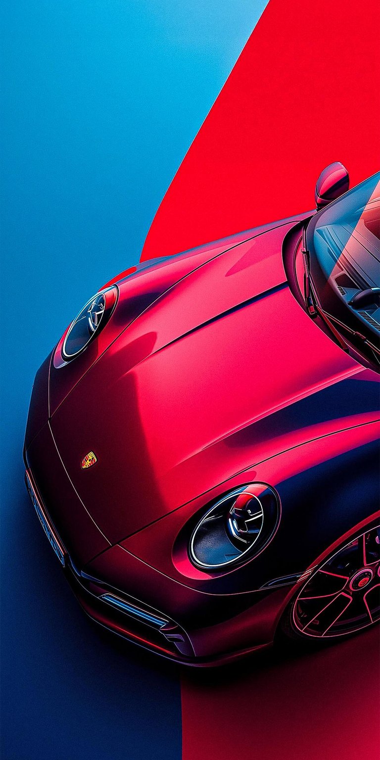 Red Porsche 911 GT iPhone Wallpaper