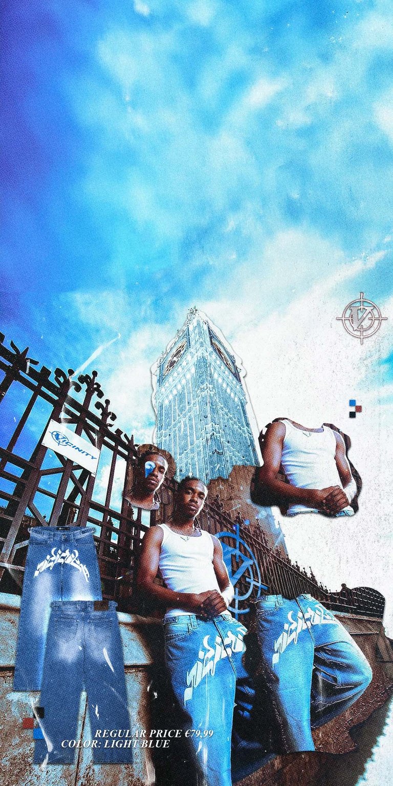 Vicinity jeans art poster wallpaper 4K