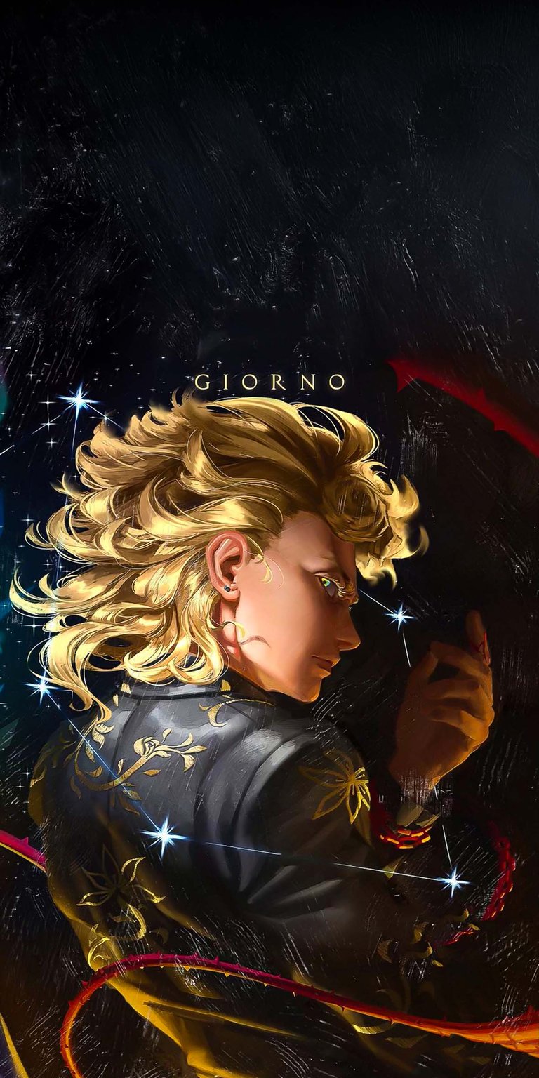 Giorno Giovanna 4K iPhone wallpaper