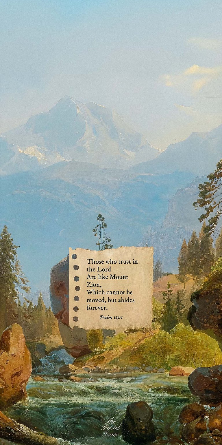 Trust the Lord Quote Wallpaper HD iPhone