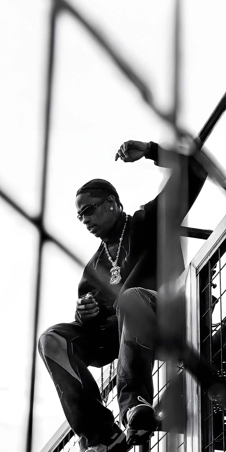 Travis Scott at FC Barcelona Wallpaper for iPhone