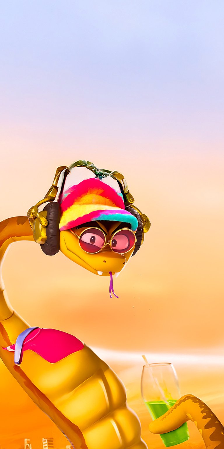 Mr. Snake wallpaper iPhone 4K