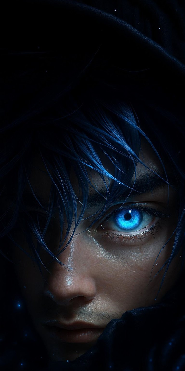 This 4K live wallpaper features Rafayel from Love and Deepspace with his iconic glowing blue eye. A cinematic aesthetic wallpaper perfect for any iPhone looking for a high-detail character portrait.