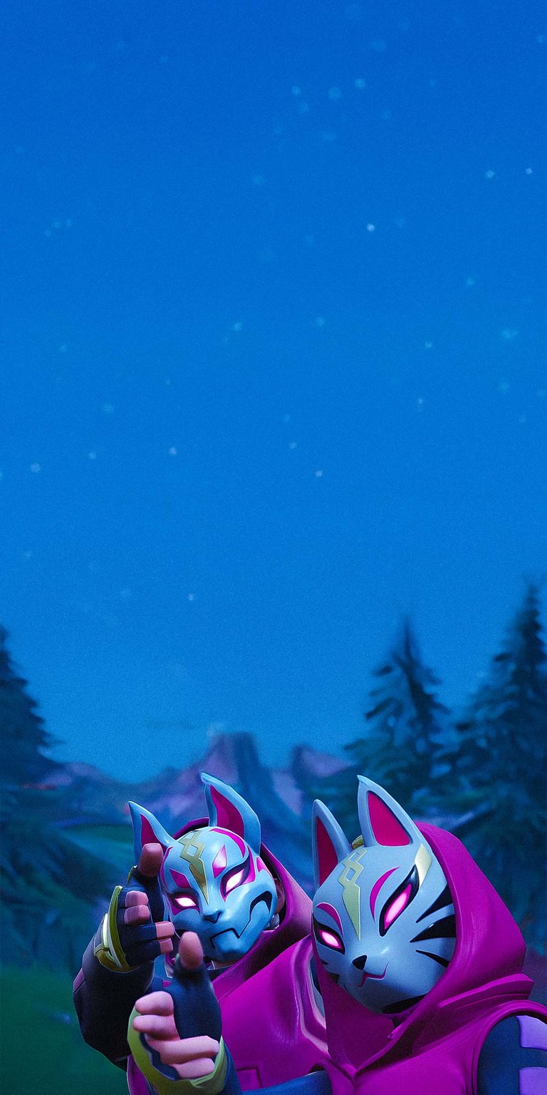 Kitsune Mask wallpaper 4k