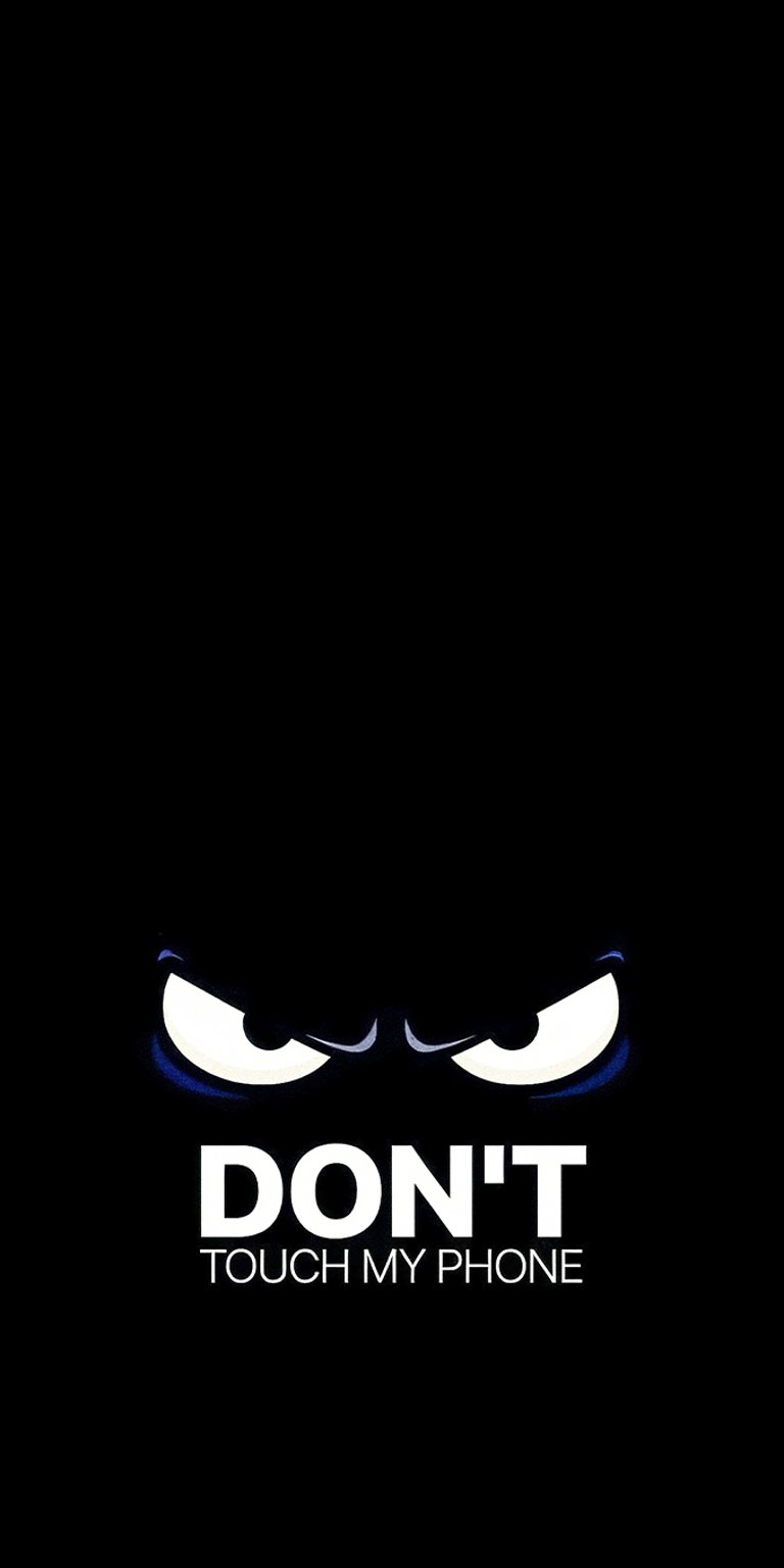 Don't touch my phone wallpaper iPhone 4K