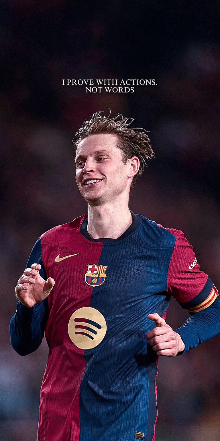 Frenkie de Jong quote wallpaper 4k iPhone