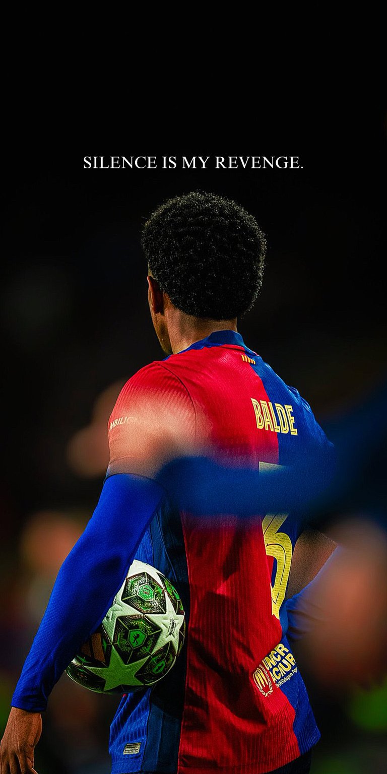 Alejandro Balde quotes wallpaper 4k iPhone