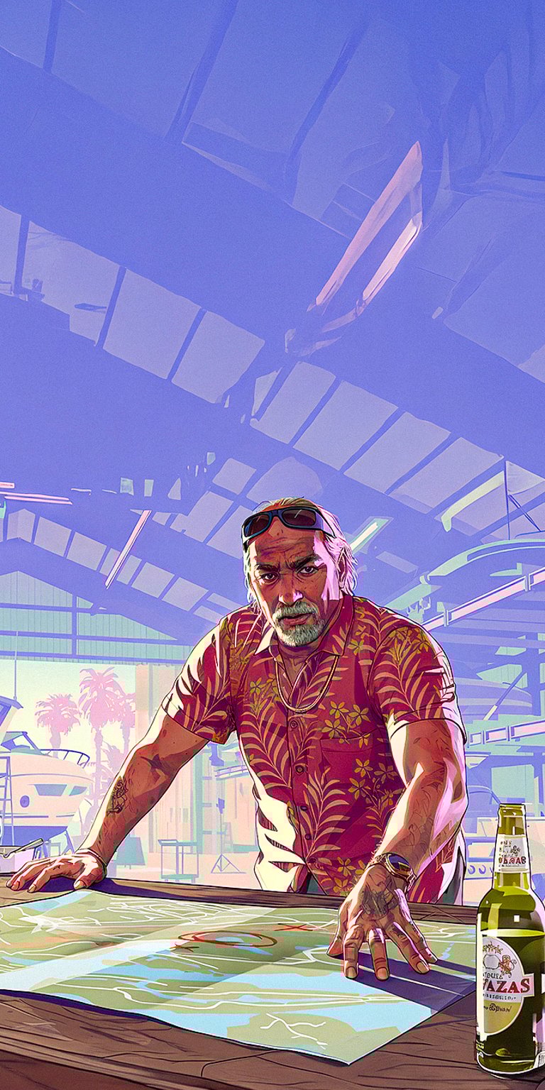 Grand Theft Auto 6 NPC character wallpaper iPhone 4K