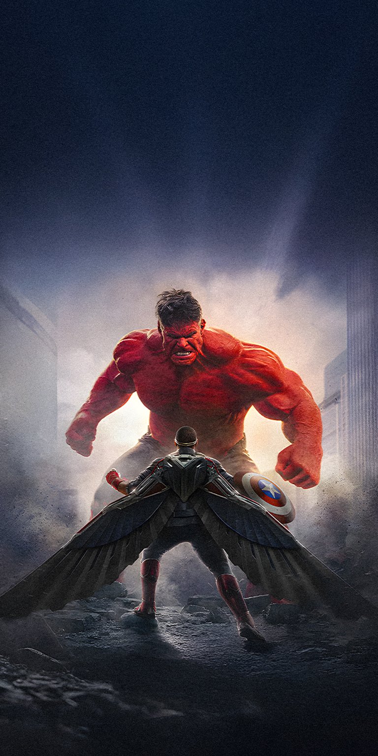 Captain America and hulk face to face wallpapers