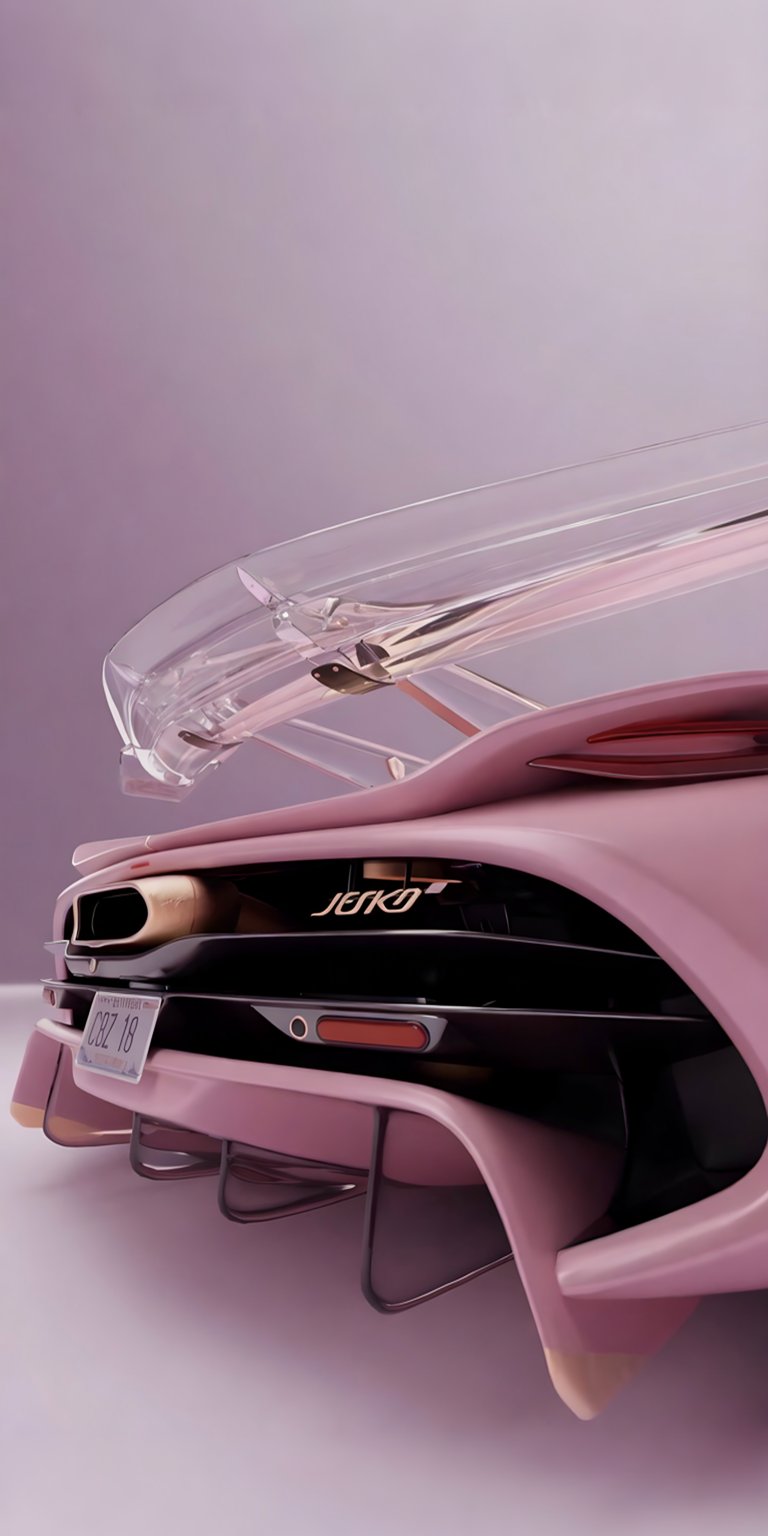 Pink Jesko iPhone wallpaper 4K