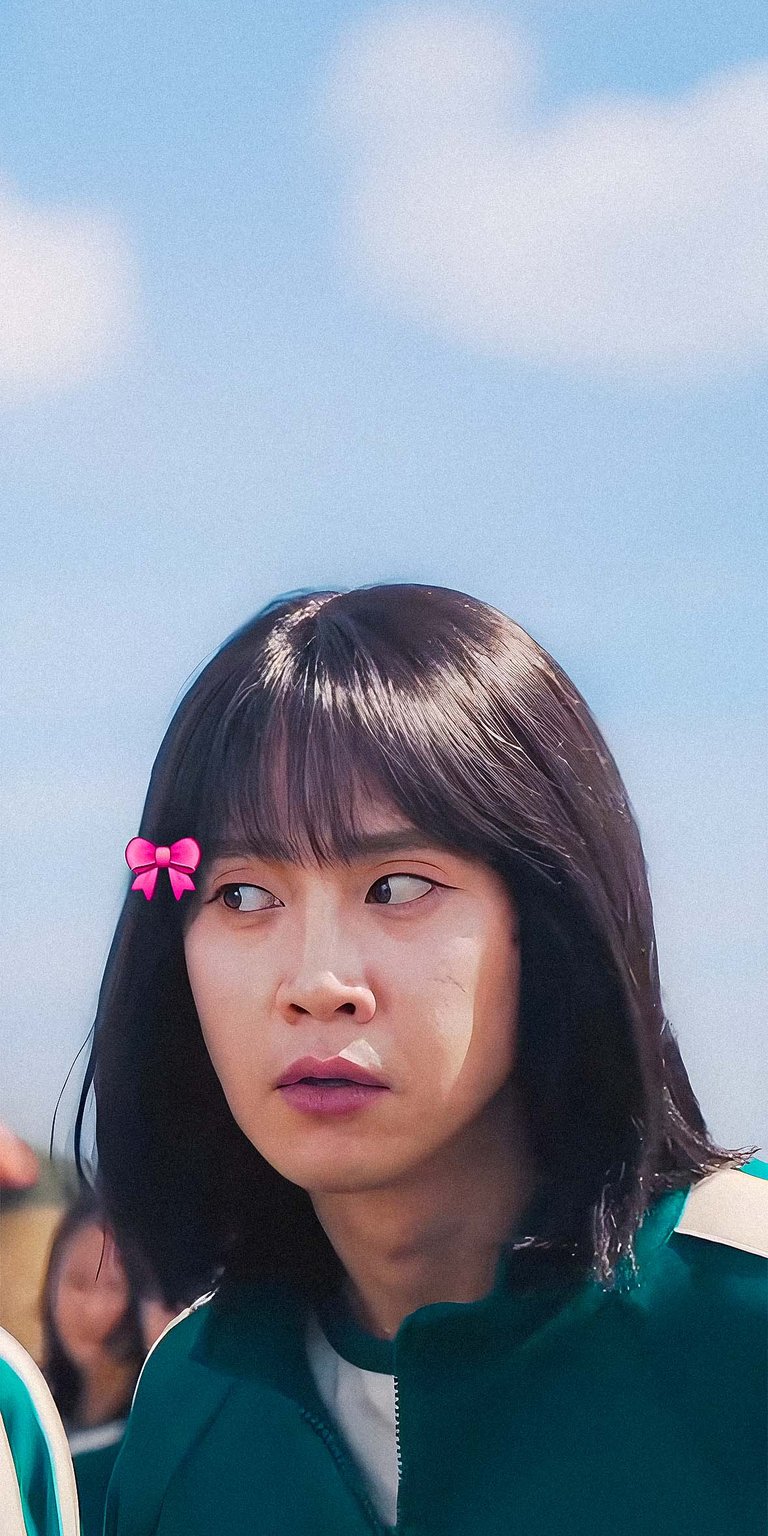 Hyun-ju  with ribbon meme wallpaper 4k