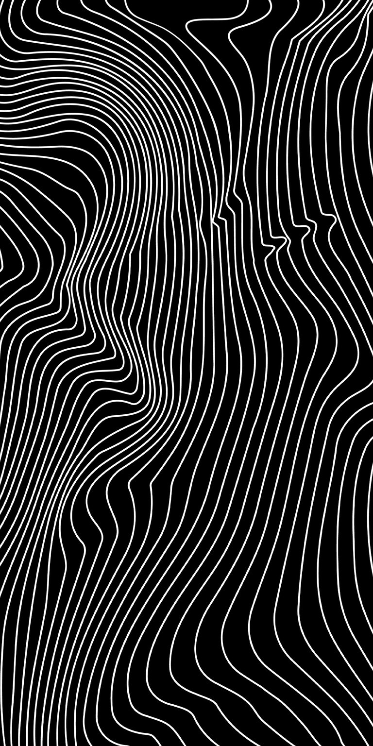 White squiggly line on black background wallpapers