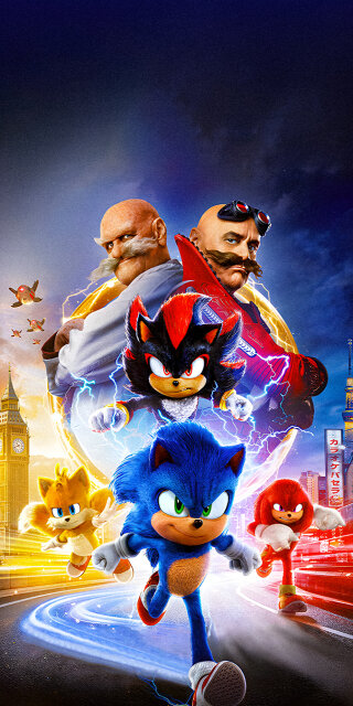 Sonic movie characters poster wallpapers