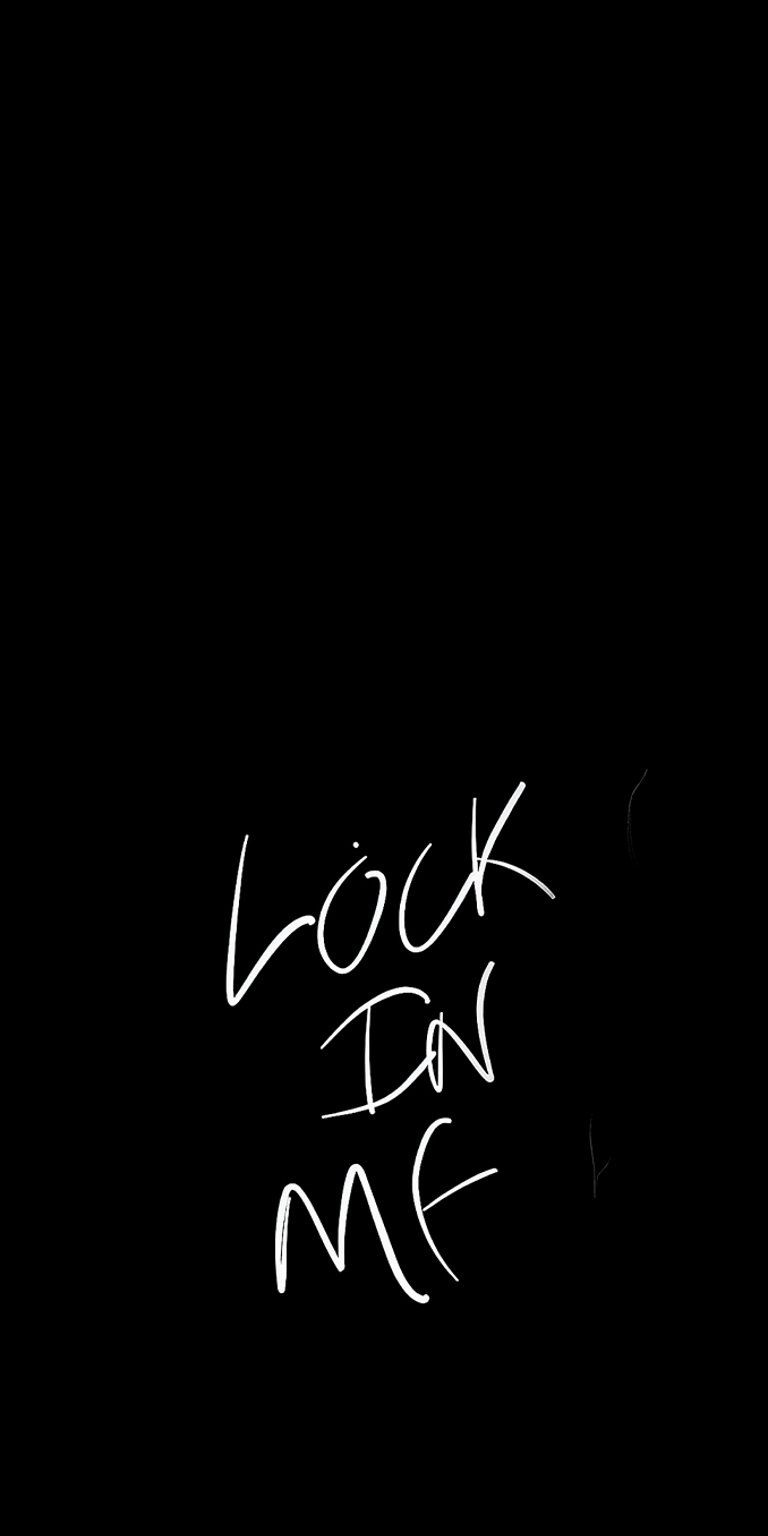 Lock in me dark text wallpaper iPhone 4K