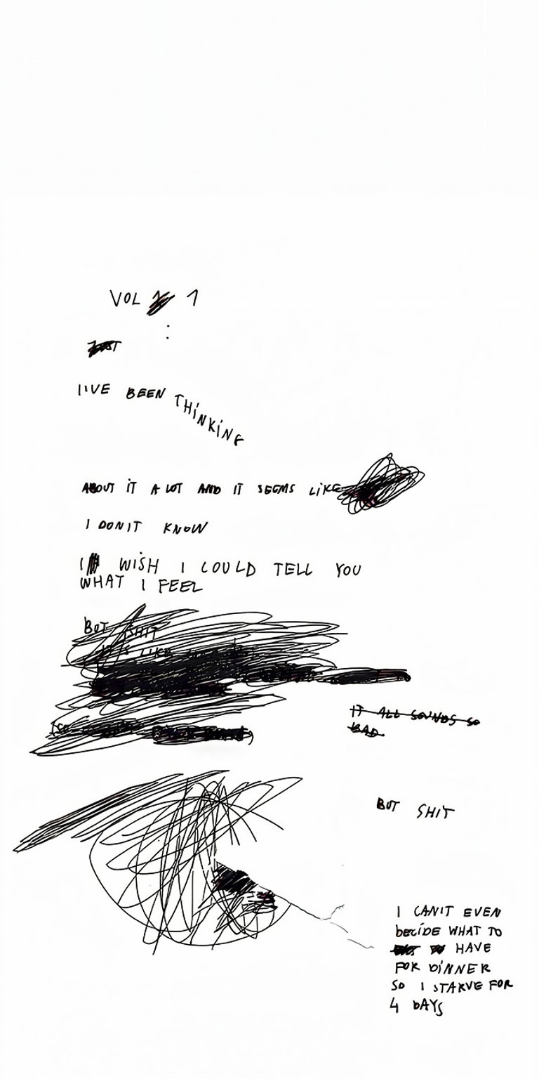 Emotional texts wallpaper iPhone 4K