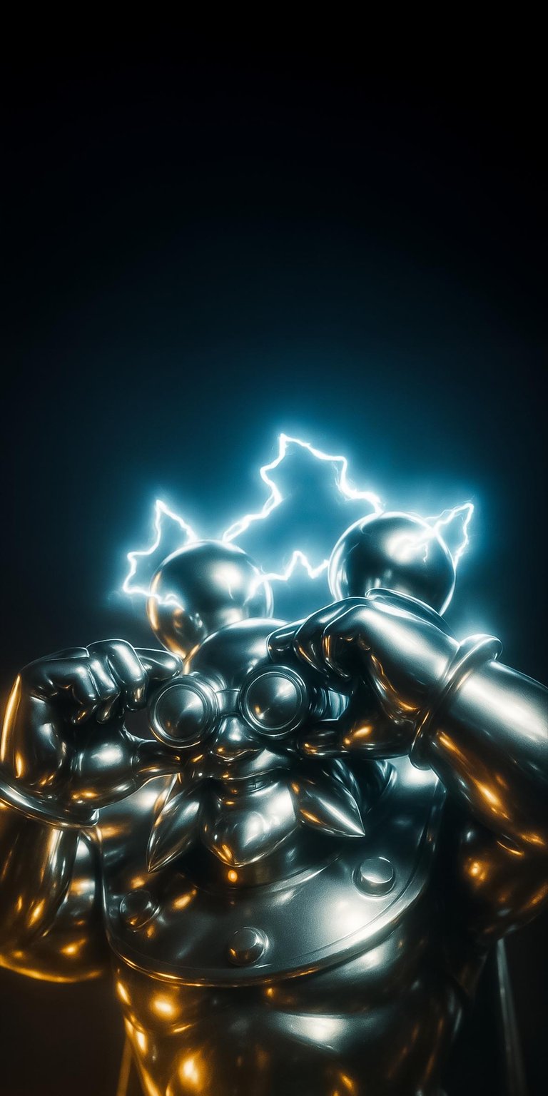 Enjoy this Clash Royale Golem Silver Surfer theme phone wallpaper 4K