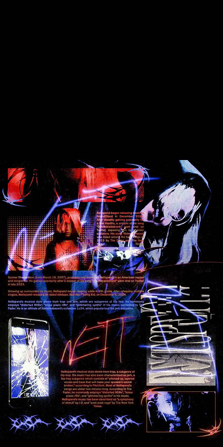 Nett dark poster art wallpaper Phone 4K