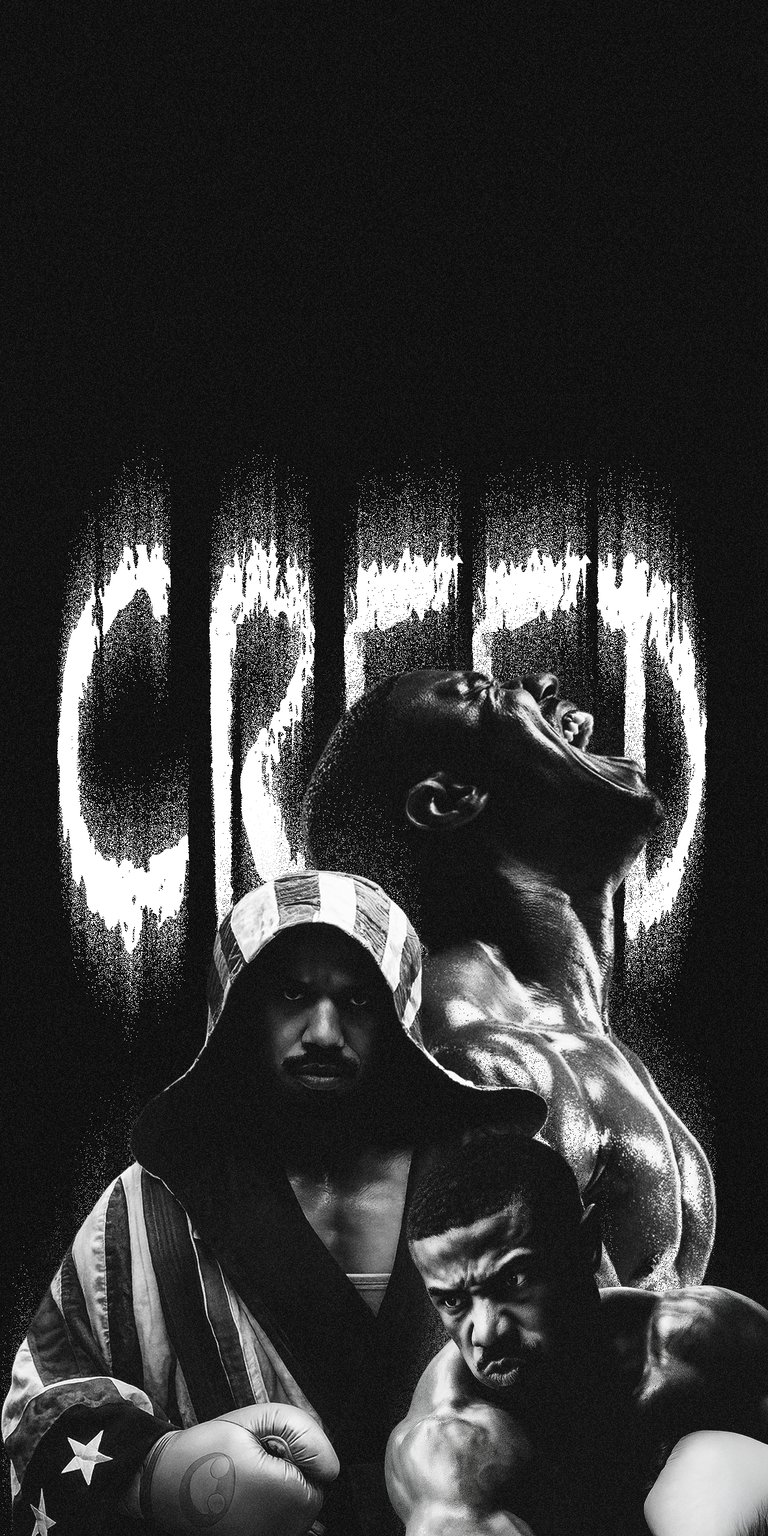 Adonis Creed black and white 4K wallpapers