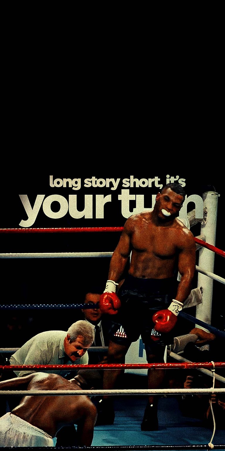 Mike Tyson motivational iOS wallpaper 4K