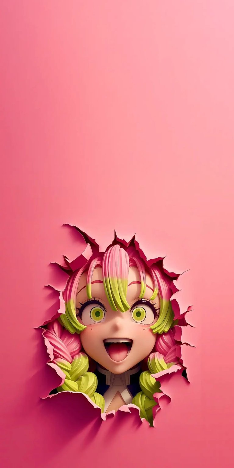Mitsuri Kanroji iPhone Wallpaper 4K